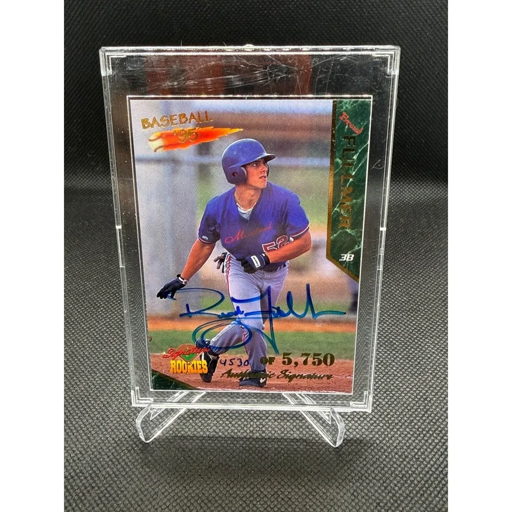 1995 Signature Rookies Brad Fullmer Montreal Expos Auto /5750 Baseball Card